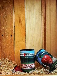 Big Strawberry Stubby Holder with picture