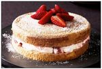 Strawberries & Cream Sponge