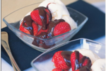 Tia Maria Chocolate Sauce served with Strawberries