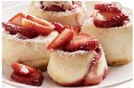 Warm Strawberry Scrolls