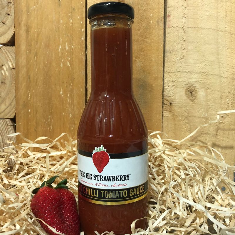 Big Strawberry Hot Chilli Tomato Sauce 350g