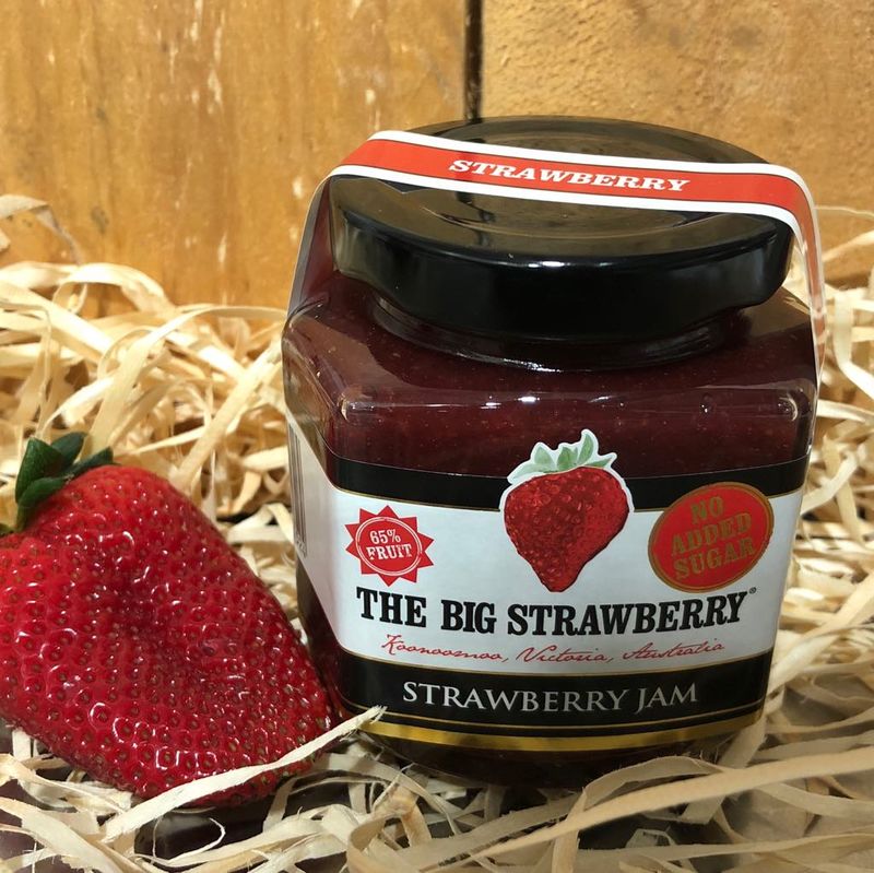 Big Strawberry Sugar Free Strawberry Jam 190g