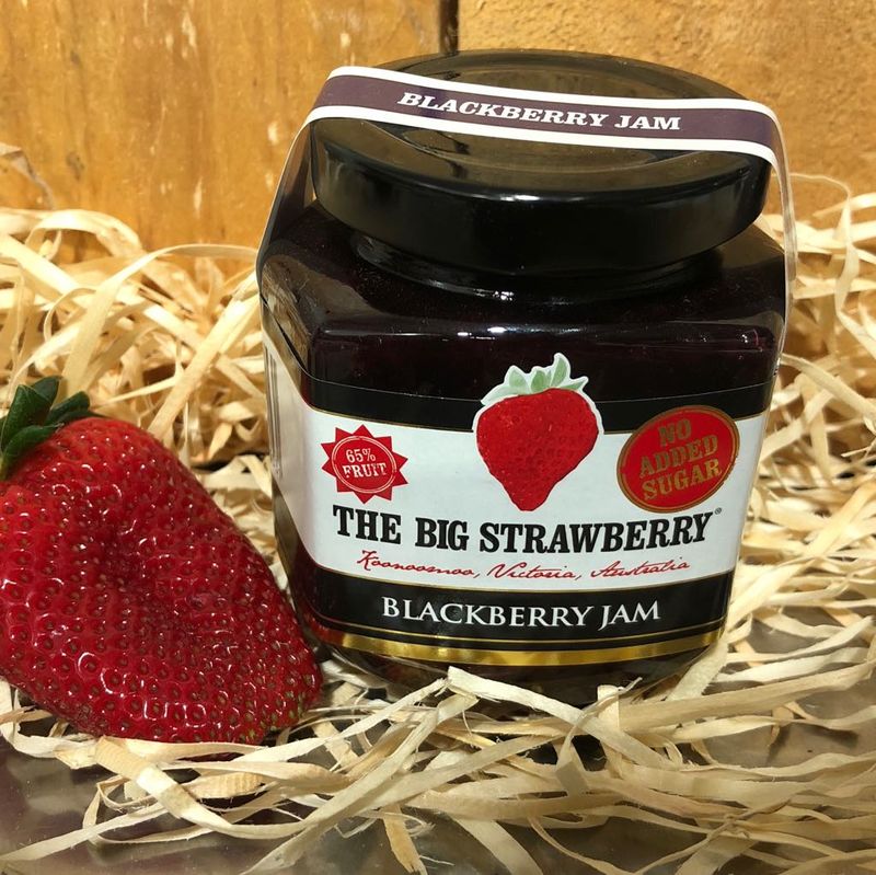 Big Strawberry Sugar free Blackberry Jam 190g
