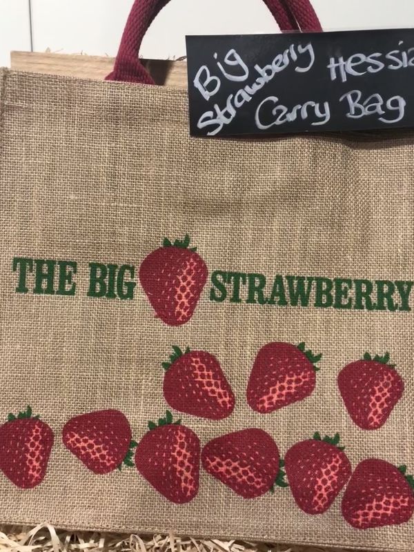 Big Strawberry shoppiingCarry bag