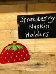 Big Strawberry Napkin Holder